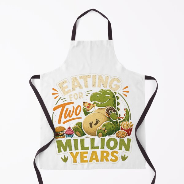 Item preview, Eating For Two Million Years Funny Pregosaurus Design designed and sold by Bo0gyArt.