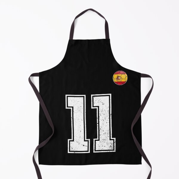 Item preview, Spain Soccer Number 11 Vintage Sports Fan designed and sold by KristenosNehk.