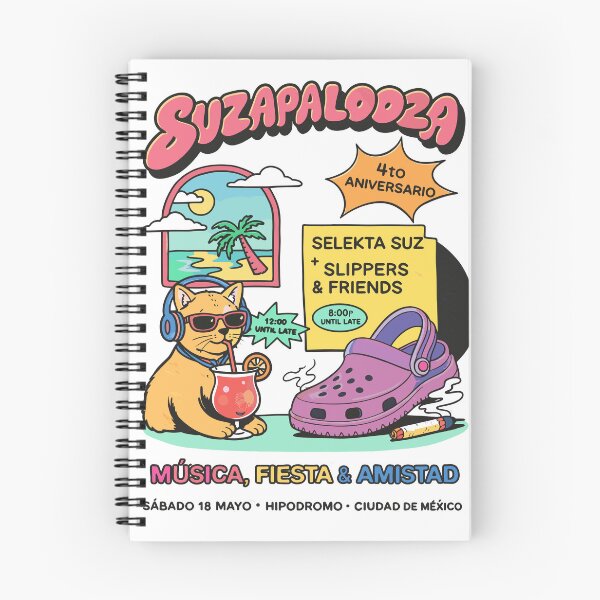 Item preview, Suzapalooza Beach Cat Music Party designed and sold by Matinez Pink.