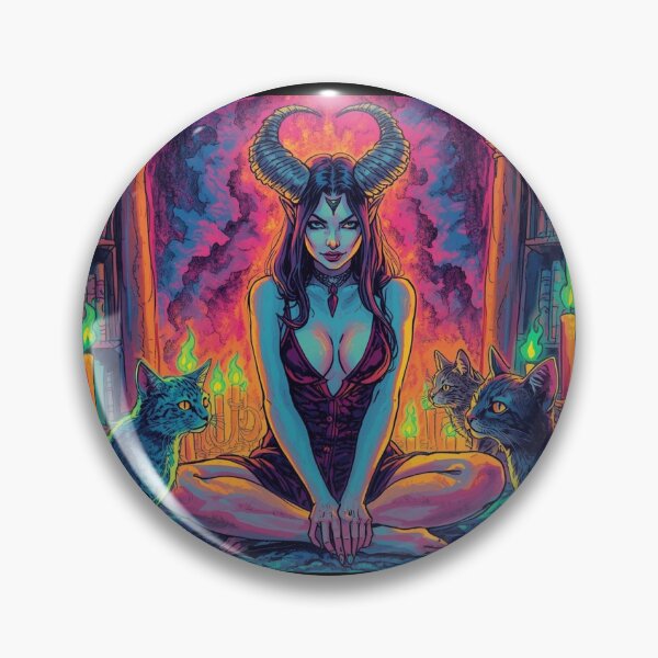 Item preview, Arcane Witch Library Print | Lilith Rainbow Cat Coven Art designed and sold by Liliths-Closet.