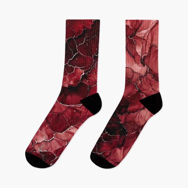 Item preview, Crimson Red Alcohol Ink Abstract designed and sold by dahliyagh.