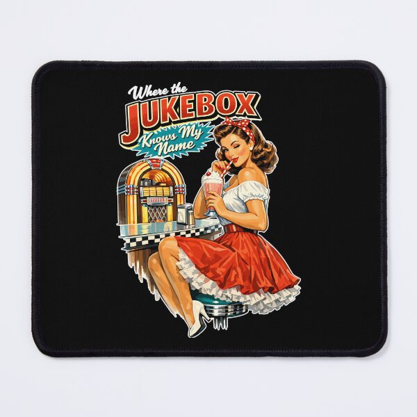 Item preview, 50s Diner Pin-Up: Where the Jukebox Knows My Name designed and sold by Pineapple-Tree.
