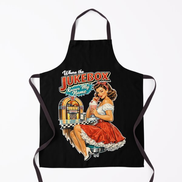 Item preview, 50s Diner Pin-Up: Where the Jukebox Knows My Name designed and sold by Pineapple-Tree.