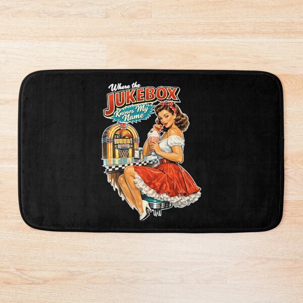 Item preview, 50s Diner Pin-Up: Where the Jukebox Knows My Name designed and sold by Pineapple-Tree.