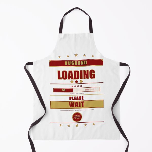 Item preview, Husband Loading Please Wait Funny Marriage Gift Humor designed and sold by Mega-Shopping.