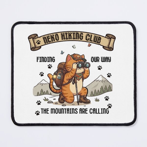 Item preview, Neko Hiking Club - Backpacking Edition Cat Outdoor Adventure designed and sold by tnwbank.
