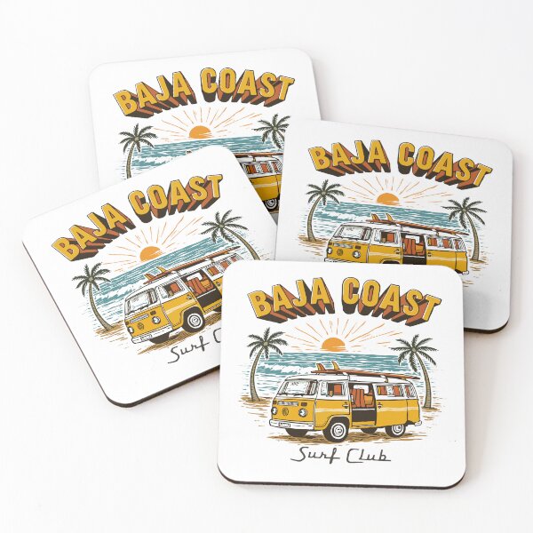 Item preview, Baja Coast Surf Van T-Shirt designed and sold by Matinez Pink.