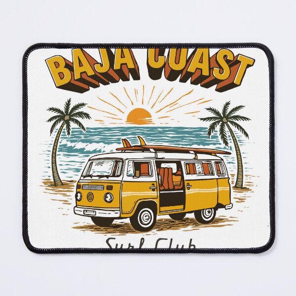 Item preview, Baja Coast Surf Van T-Shirt designed and sold by Matinez Pink.