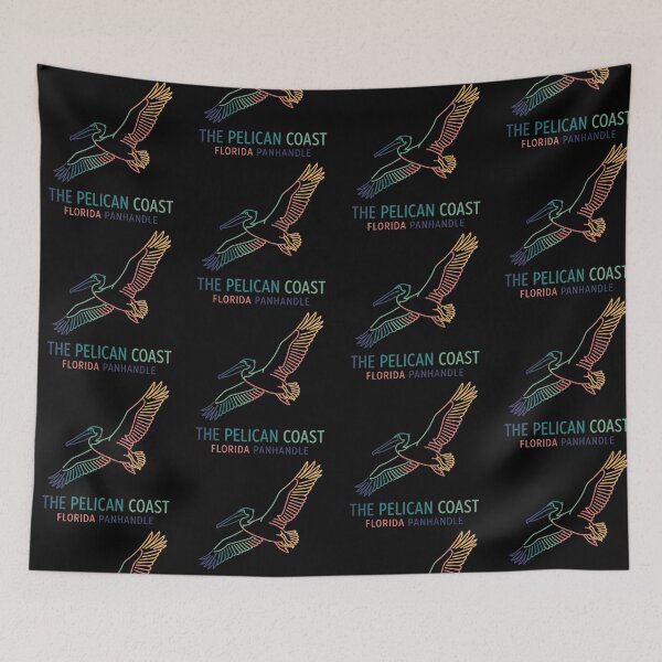 Item preview, Florida Panhandle Pelican Coast T-Shirt designed and sold by artlife4.