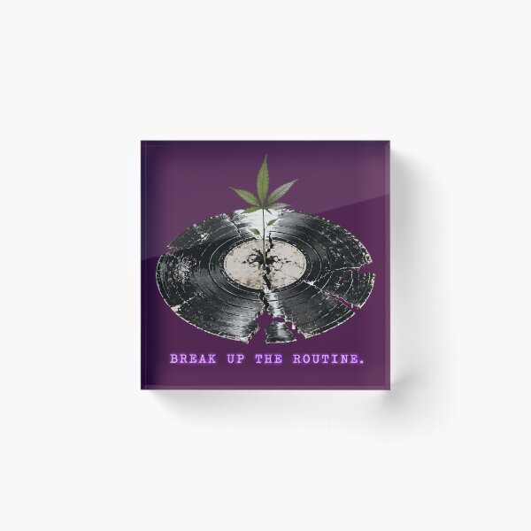 Item preview, Break Up The Routine | Growth Mindset Vinyl Record Shirt designed and sold by Maximilianos.