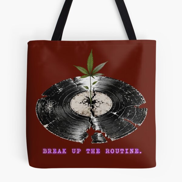 Item preview, Break Up The Routine | Growth Mindset Vinyl Record Shirt designed and sold by Maximilianos.