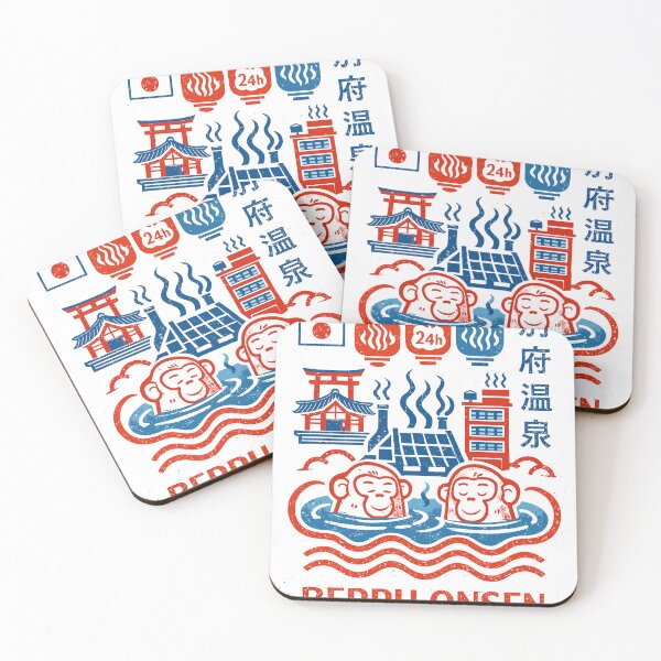 Item preview, Beppu Japan Hot Springs Resort designed and sold by Matinez Pink.