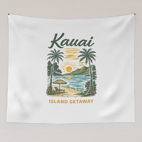 Item preview, Kauai Island Getaway T-Shirt designed and sold by Matinez Pink.