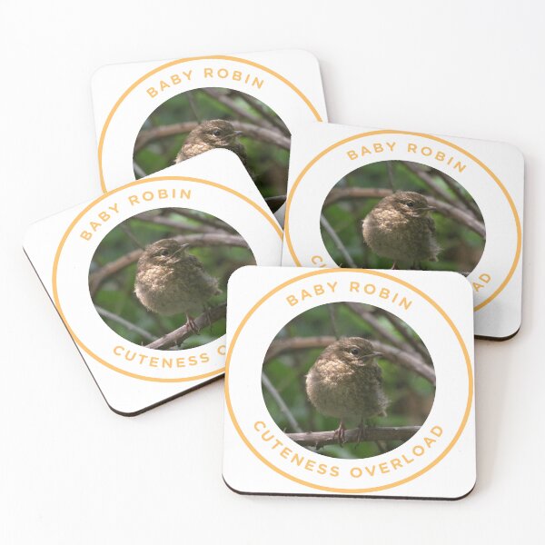 Item preview, Baby Robin - Cuteness Overload designed and sold by KM Wong Photography.