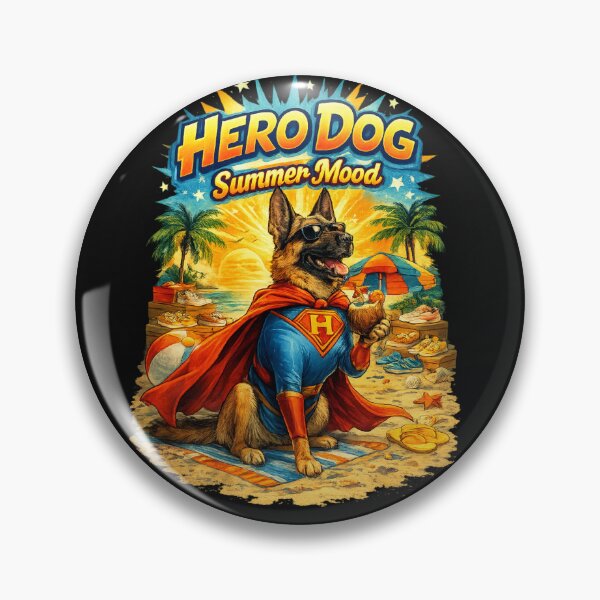 Item preview, Hero Dog — Summer Mood Super Pup designed and sold by ivodanivan.