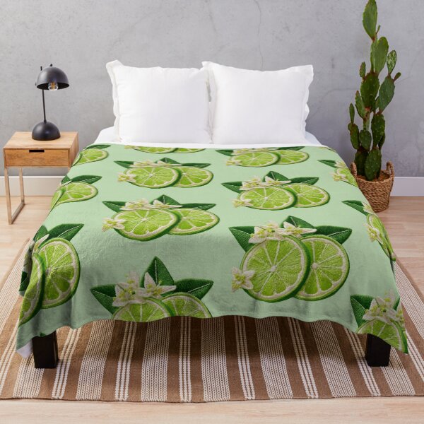 Item preview, Embroidered Lime Blossom Patch Art designed and sold by MegaNovaArt.