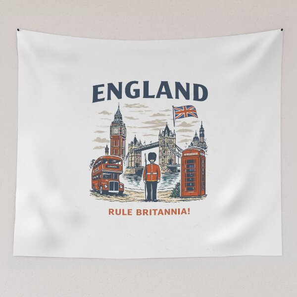 Item preview, England Travel Poster Souvenir designed and sold by Matinez Pink.