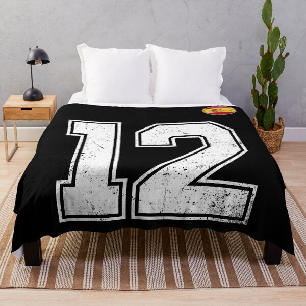 Item preview, Spain Soccer Number 12 Vintage Sports Fan designed and sold by KristenosNehk.