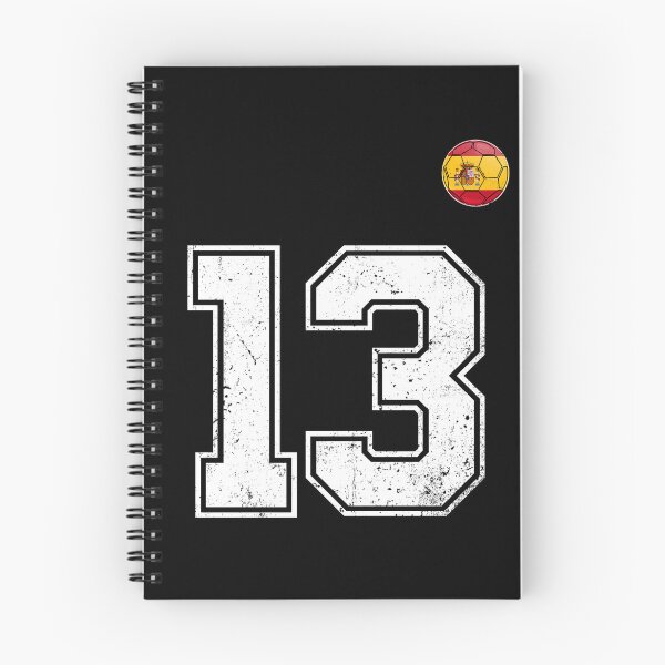 Item preview, Spain Soccer Number 13 Vintage Sports Fan designed and sold by KristenosNehk.