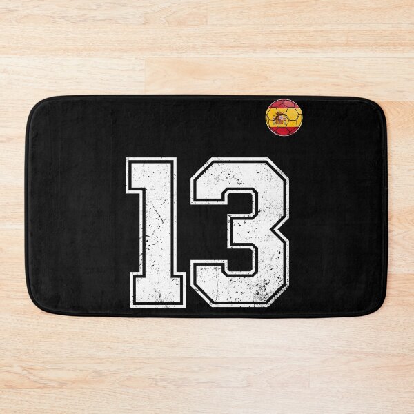 Item preview, Spain Soccer Number 13 Vintage Sports Fan designed and sold by KristenosNehk.