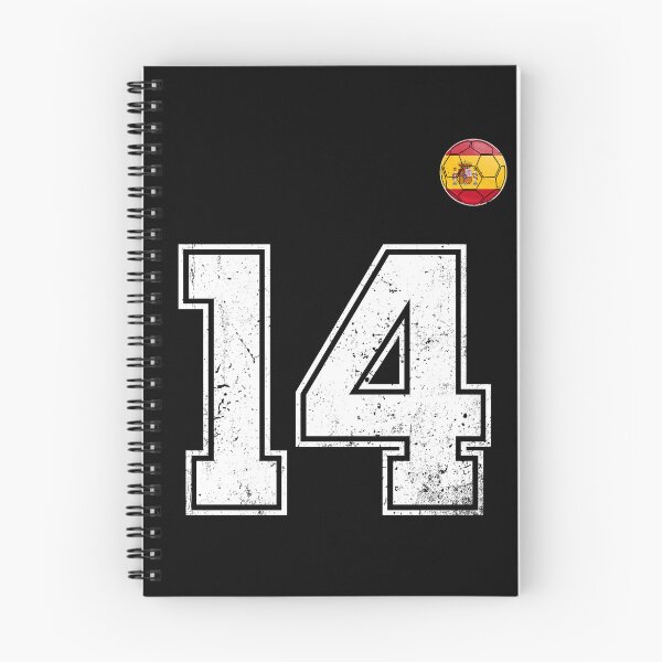 Item preview, Spain Soccer Number 14 Vintage Sports Fan designed and sold by KristenosNehk.