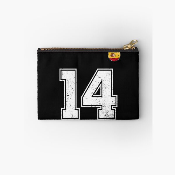 Item preview, Spain Soccer Number 14 Vintage Sports Fan designed and sold by KristenosNehk.