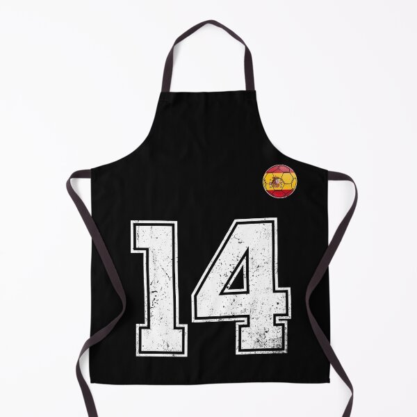 Item preview, Spain Soccer Number 14 Vintage Sports Fan designed and sold by KristenosNehk.