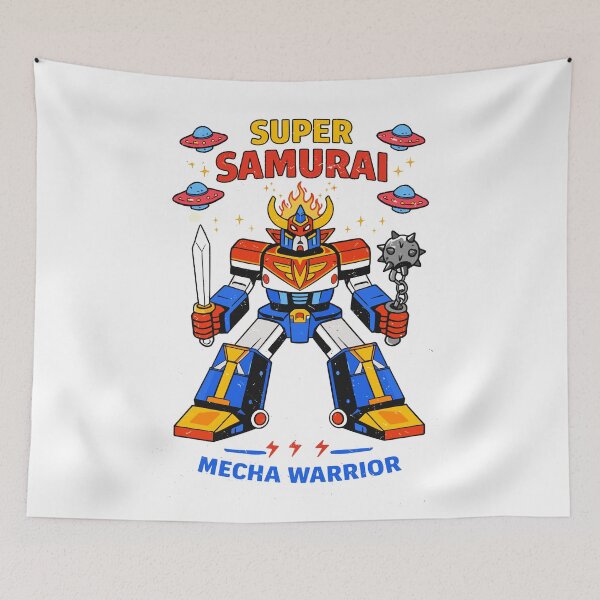 Item preview, Super Samurai Mecha Warrior T-Shirt designed and sold by Matinez Pink.