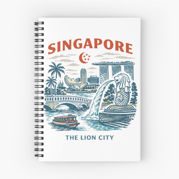 Item preview, Singapore Travel Poster T-Shirt designed and sold by Matinez Pink.