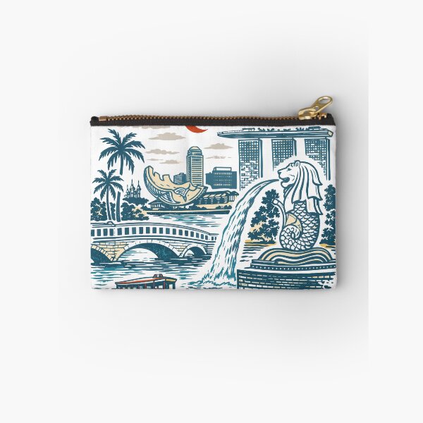Item preview, Singapore Travel Poster T-Shirt designed and sold by Matinez Pink.