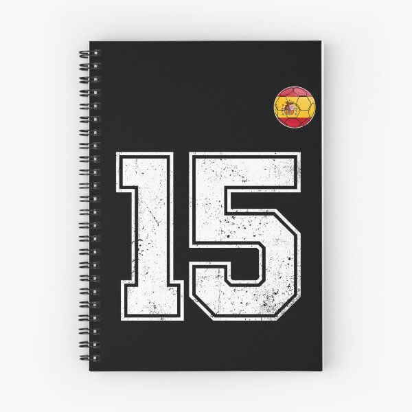 Item preview, Spain Soccer Number 15 Vintage Sports Fan designed and sold by KristenosNehk.
