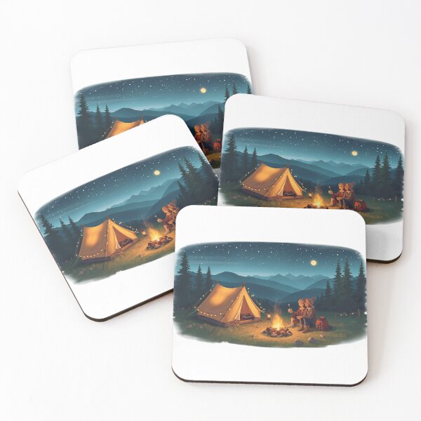 Item preview, Stargazer Campfire Retreat Cozy Mountain Escape designed and sold by PMestore.