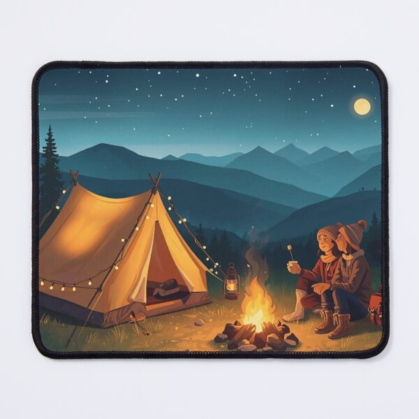 Item preview, Stargazer Campfire Retreat Cozy Mountain Escape designed and sold by PMestore.