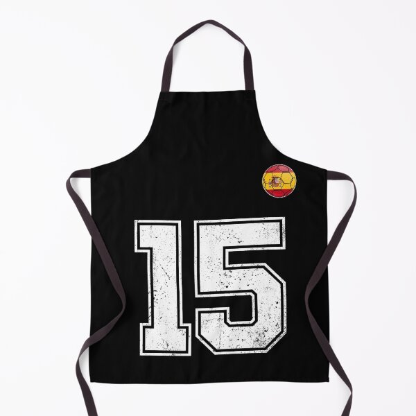 Item preview, Spain Soccer Number 15 Vintage Sports Fan designed and sold by KristenosNehk.