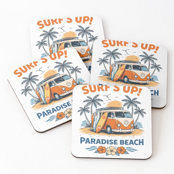 Item preview, Surf's Up Beach Van T-Shirt designed and sold by Matinez Pink.