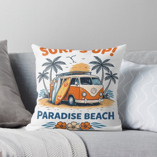 Item preview, Surf's Up Beach Van T-Shirt designed and sold by Matinez Pink.