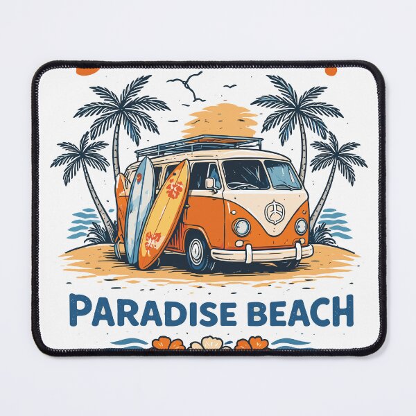 Item preview, Surf's Up Beach Van T-Shirt designed and sold by Matinez Pink.