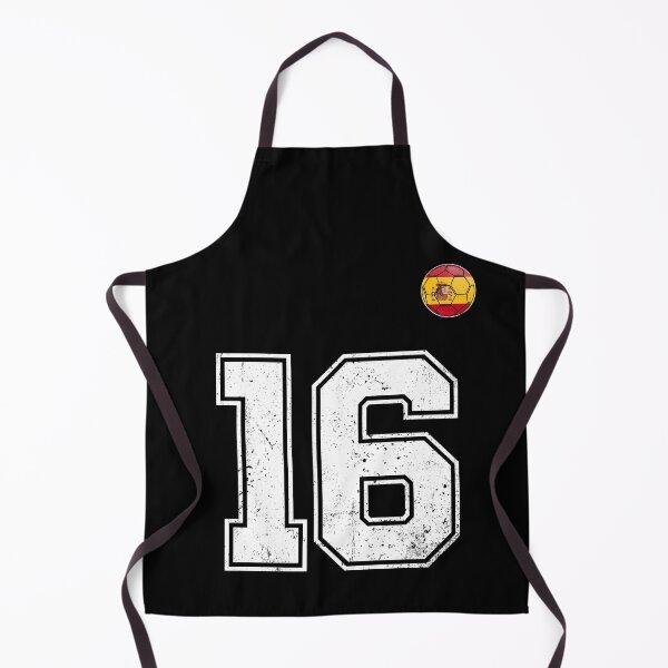 Item preview, Spain Soccer Number 16 Vintage Sports Fan designed and sold by KristenosNehk.