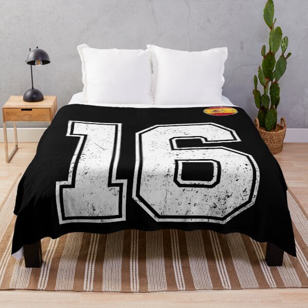 Item preview, Spain Soccer Number 16 Vintage Sports Fan designed and sold by KristenosNehk.