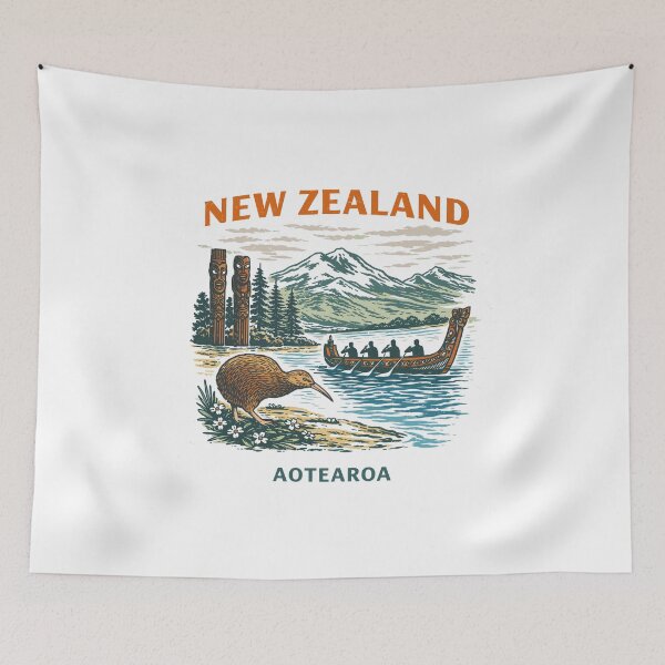 Item preview, New Zealand Travel T-Shirt designed and sold by Matinez Pink.