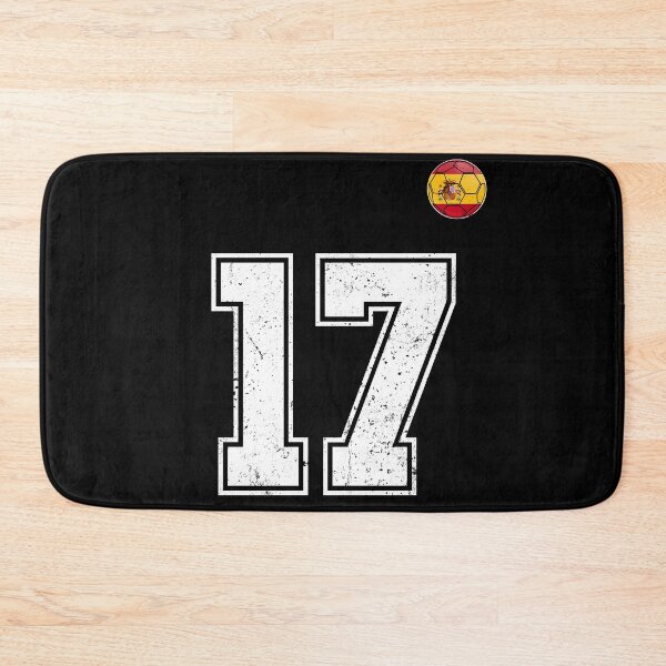 Item preview, Spain Soccer Number 17 Vintage Sports Fan designed and sold by KristenosNehk.
