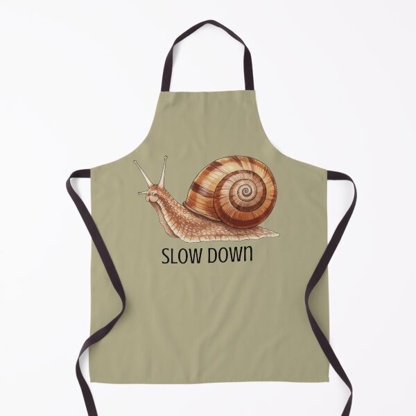 Item preview, Slow Down Snail Vintage Aesthetic Quote Design designed and sold by ShaderShirts.