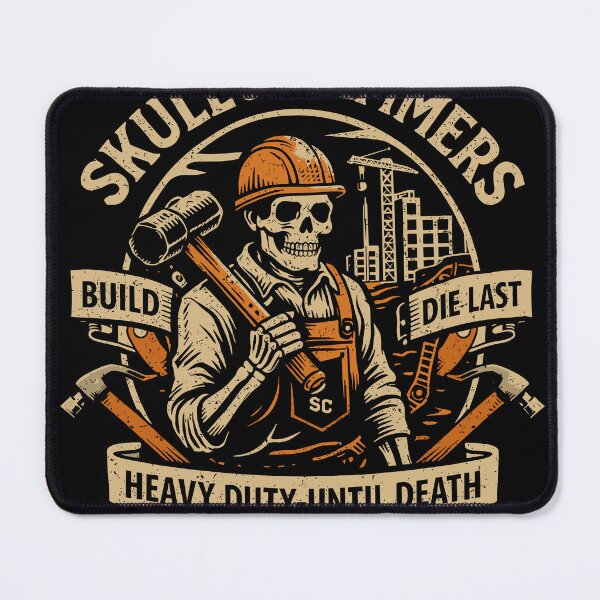 Item preview, Construction Skull & Hammers T-Shirt designed and sold by Matinez Pink.