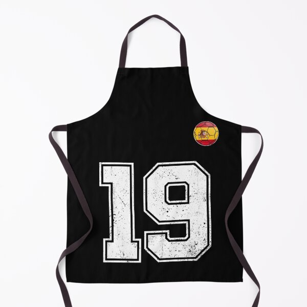 Item preview, Spain Soccer Number 19 Vintage Sports Fan designed and sold by KristenosNehk.