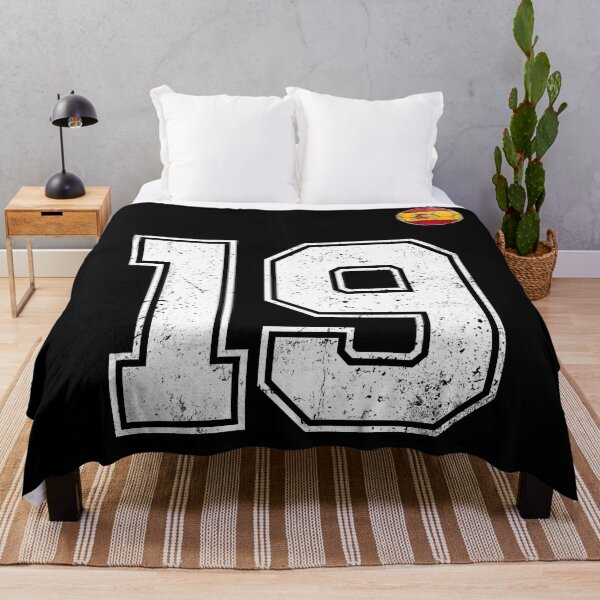 Item preview, Spain Soccer Number 19 Vintage Sports Fan designed and sold by KristenosNehk.