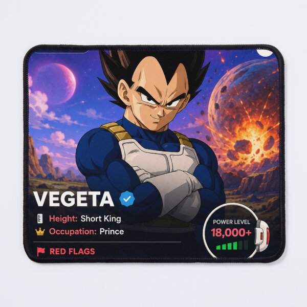Item preview, Tinder Vegeta designed and sold by Hozukimaru.