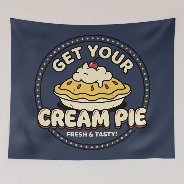 Item preview, Retro Cream Pie designed and sold by Amir Faysal.