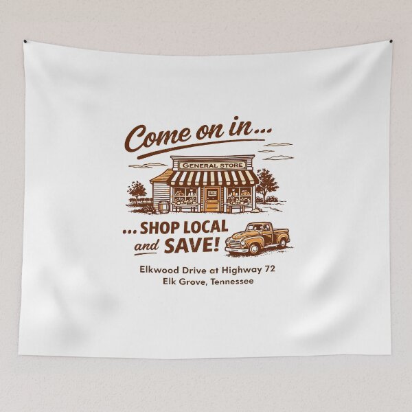 Item preview, Vintage General Store T-Shirt designed and sold by Matinez Pink.
