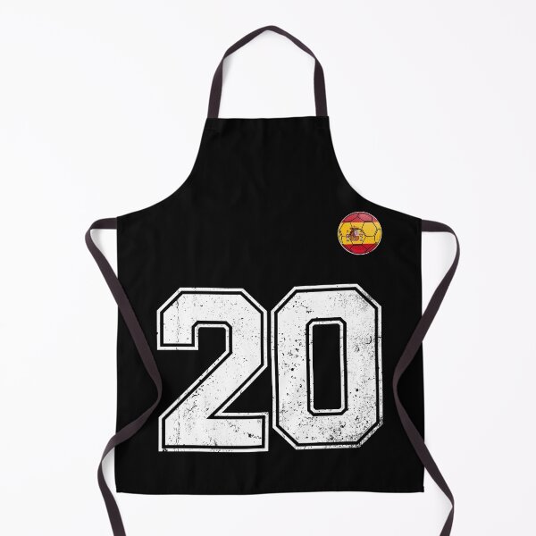 Item preview, Spain Soccer Number 20 Vintage Sports Fan designed and sold by KristenosNehk.
