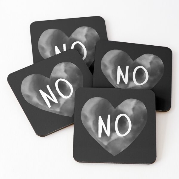 Item preview, No Heart — Sassy Monochrome Statement designed and sold by AnnaVikhrArt.